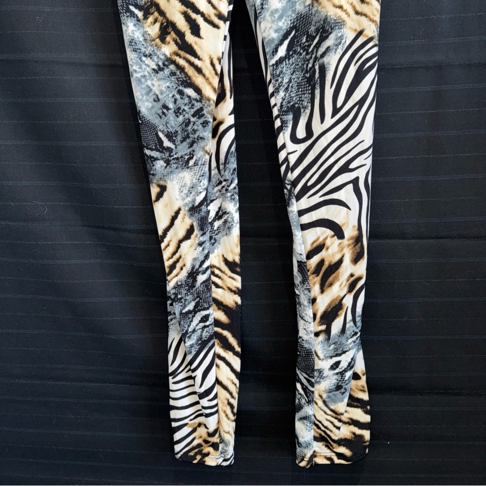 Fashion Nova Med Animal Print One Piece Body Jump Suit Clubwear Bodycon Sexy - Picture 6 of 9